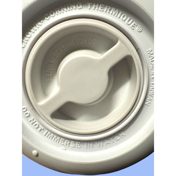 Vintage Corning Shadow Iris Thermique 1 Qt Carafe & Lid Plastic/Metal Coffee Tea - Picture 9 of 10